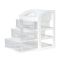 Organizzatore per cosmetici 26,5 x 17 x 23,5 bianco