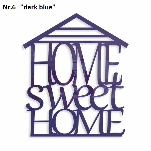 Home sweet home dekoračný nápis na stenu