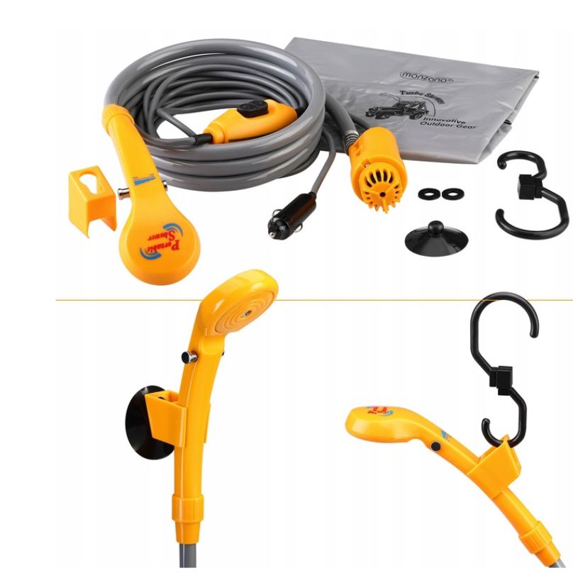Tragbare Campingdusche - 12V
