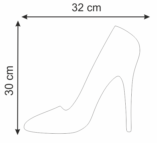 Dekorativno ogledalo v obliki čolna 30 x 32 cm