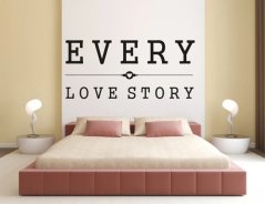Wandaufkleber EVERY LOVE STORY
