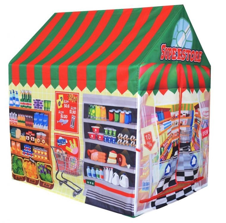 Cort de joacă cu supermarket
