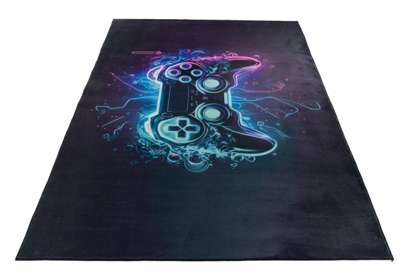 Protišmykový koberec pre chlapcov s herný dizajnom