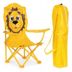 Scaun de camping pentru copii cu leu