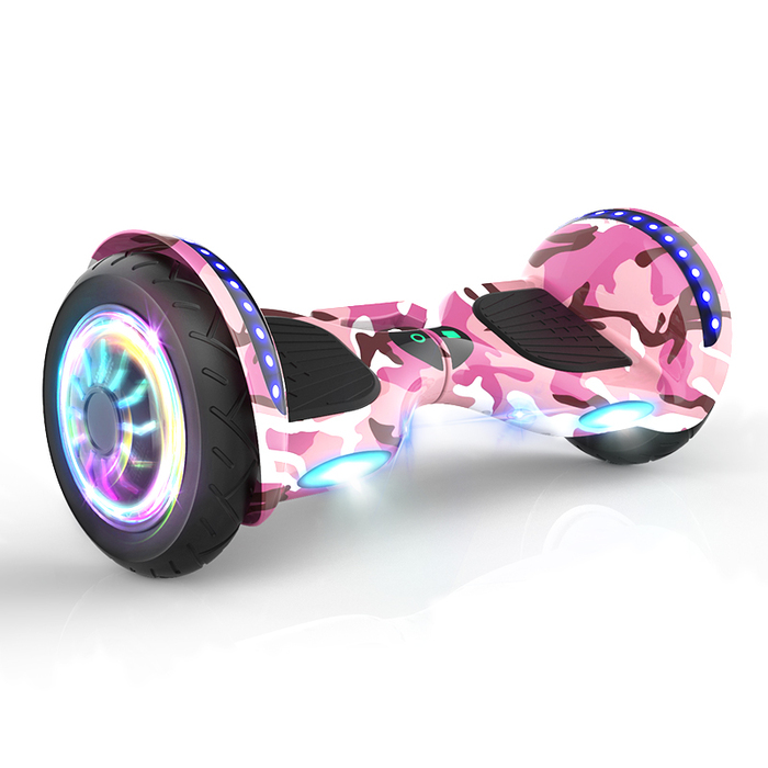 Hoverboard 10" con ruote a LED e Bluetooth