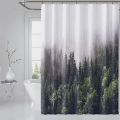 Voděodolný sprchový závěs do koupelny 200 x 180 cm