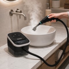 Parní čistič 2500 W do kuchyně, koupelny, na okna a čalounění s příslušenstvím