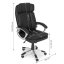 Ergonomická kožená kancelárska stolička s dvojitou výplňou