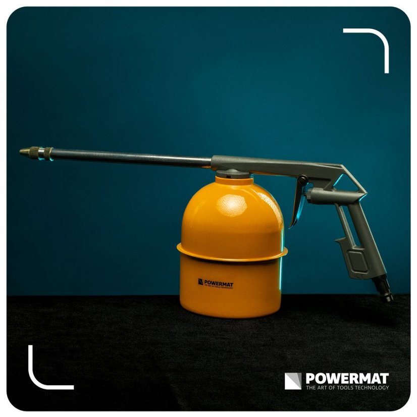 Pistol pneumatic de ulei și grăsime 0,85 l - duză 210 mm, conexiune 1/4"