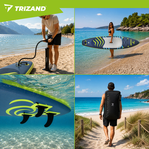Nafukovací SUP paddleboard Trizand s kompletným príslušenstvom