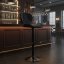Scaun de bar pivotant reglabil în înălțime cu spătar