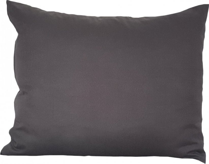 Ukrasna jastučnica siva s čipkom 50 x 60 cm - Rozmer obliečky: Širina: 50 cm | Duljina: 60 cm