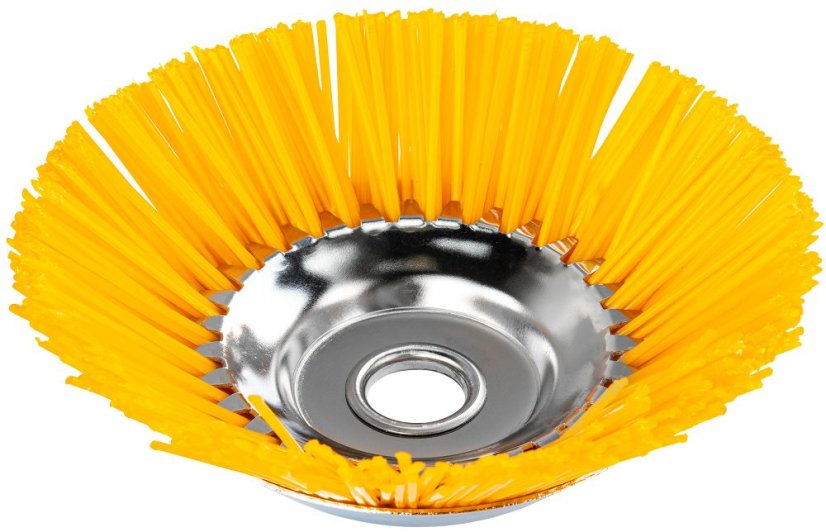 Nylonová kotúčová kefa na krovinorez 200 mm – na čistenie zámkovej dlažby a betónu