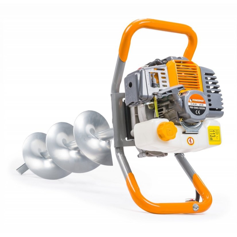 Benzin-Bohrgerät + 3x Bohrer PM-SWG-600N-3W 6HP