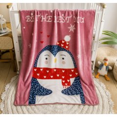 Superweiche und weiche Pinguin-Decke - Flanell, 100 x 150 cm