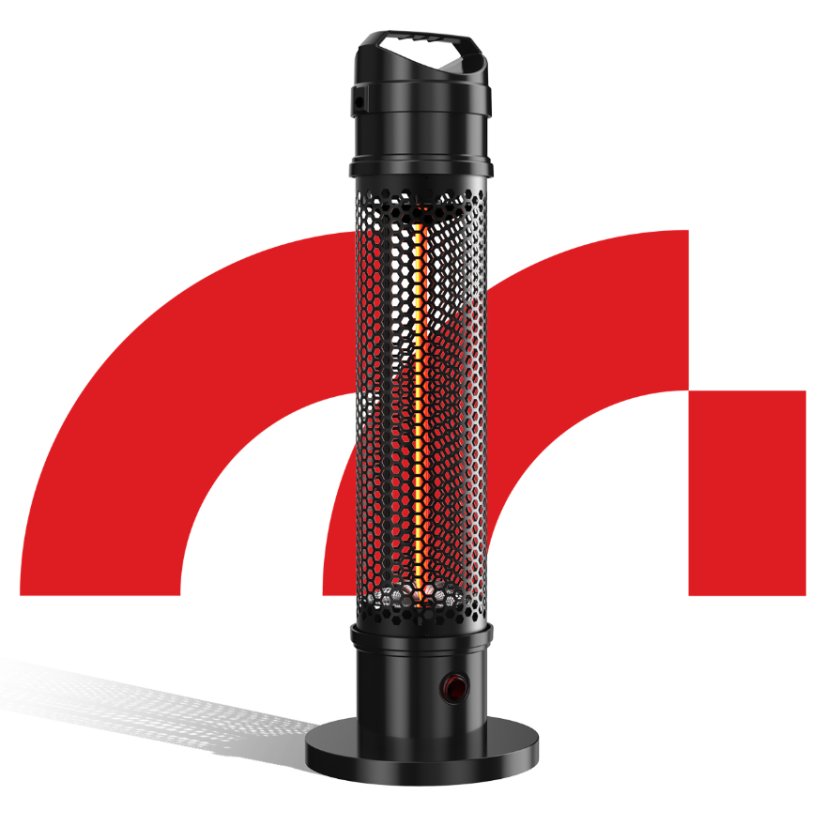 Infračervený ohrievač MalTec INFRA1200W 360°