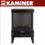 Elektrokamin KAMINER EMBEGO 2000W - Freistehender Kamin mit Ventilator und 3D-Feuereffekt