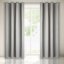 Jednobarevné dekorativní závěsy v šedé barvě 140 x 250 cm