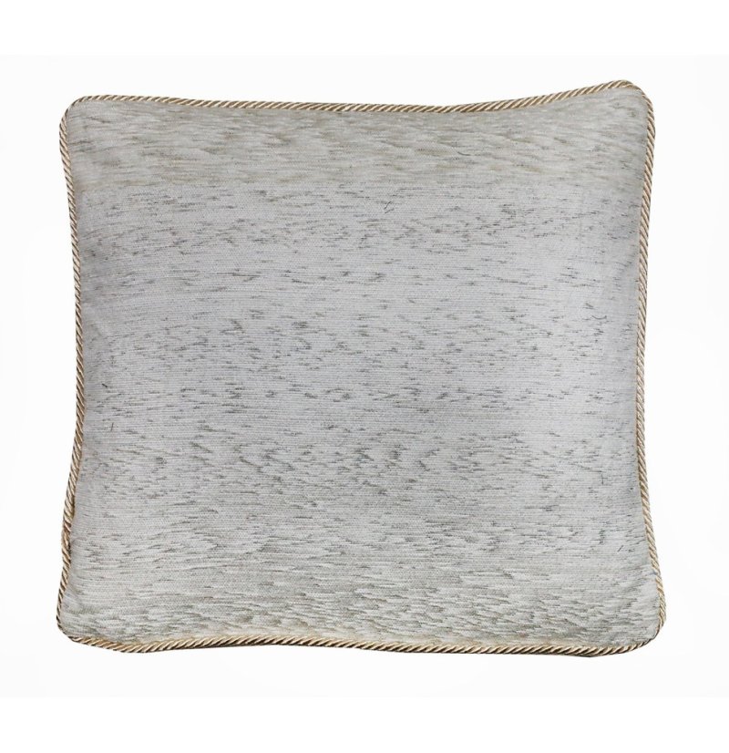 Față de pernă din tapiserie cu margine decorativă 42 × 42 cm - diverse culori - Culoare: Crem