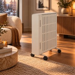 KAMINER ARVELL olejový radiátor 2500 W s Wi-Fi – bílý