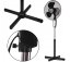 Čierny podlahový ventilátor MalTec WL85-BR
