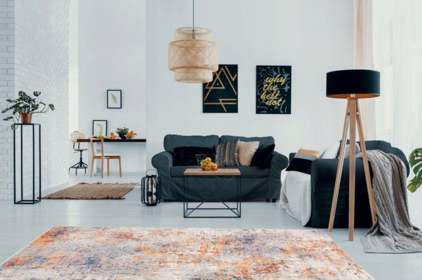 Designový koberec s abstraktními vzory DENVER 