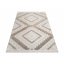 Skandinávský vzorovaný koberec béžové barvy