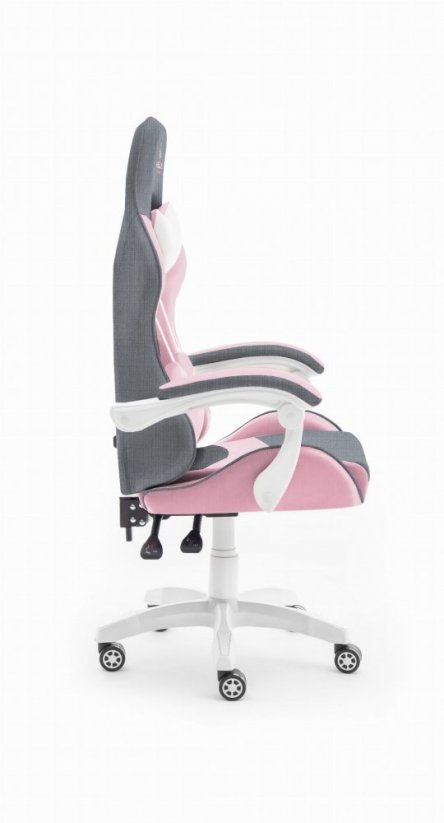 Rainbow gamer szék Pink Gray Mesh 