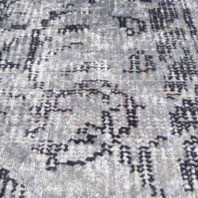 Koberec s orientálním vzorem v šedé barvě - Rozměr koberce: Šířka: 60 cm | Délka: 100 cm