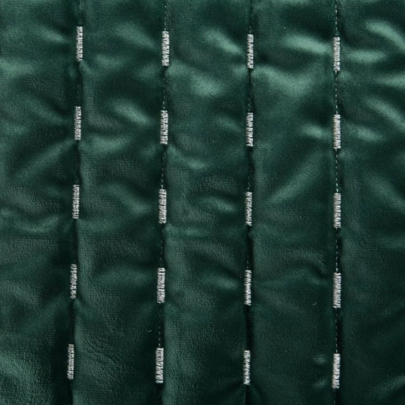 Cuvertură de pat de calitate matlasată, verde smarald