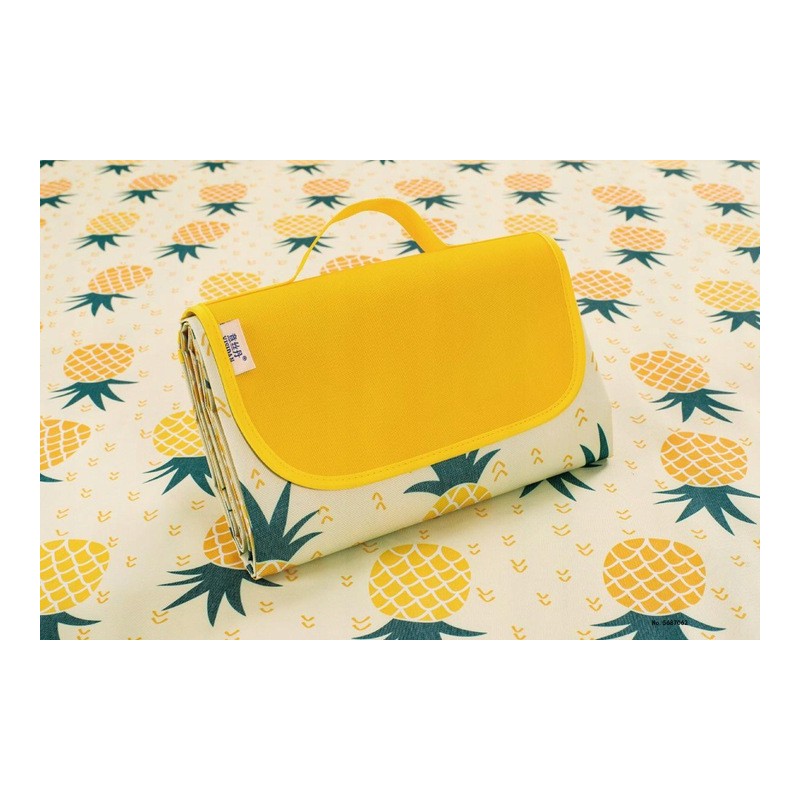 Tappeto da picnic con stampa di ananas
