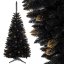 Schöner Weihnachtsbaum mit goldenen Zweigen 220 cm