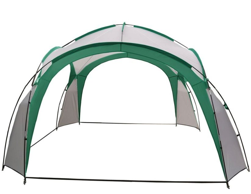 Tenda a padiglione per picnic in giardino 3,5 x 3,5 m verde