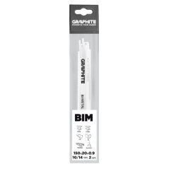 Bajonettsägeblätter 150 x 20 x 0,9 mm, 10/14TPI, 2er Set 57H950 GRAPHITE