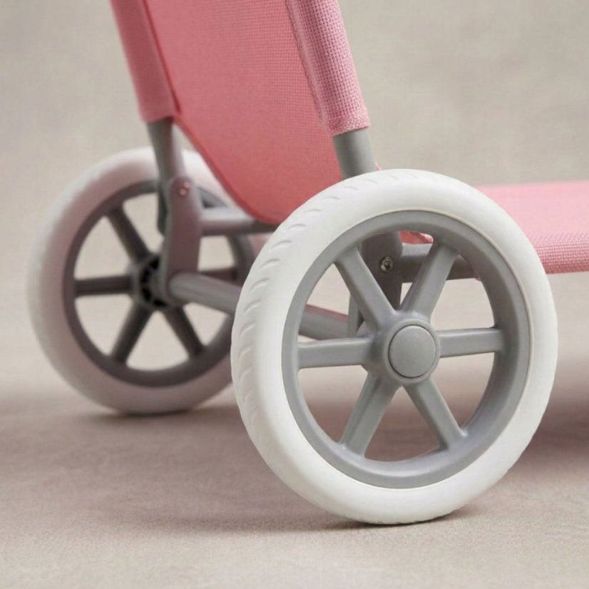 Plážové ležadlo 2v1 s kolieskami a strieškou – skladacie lehátko s vozíkom a vankúšom