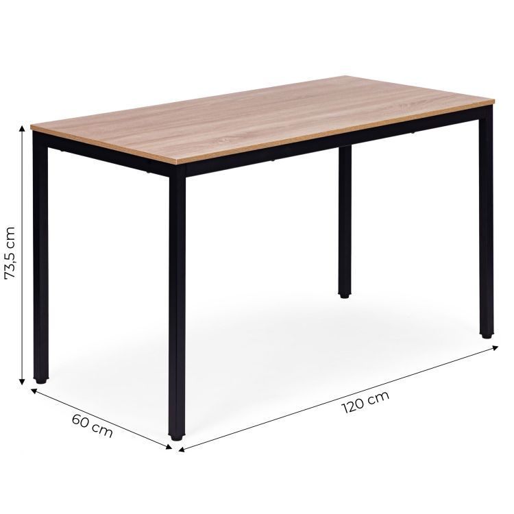 Konyhai asztal tölgyfa 120 x 60 cm - univerzális asztal 4-5 fő részére