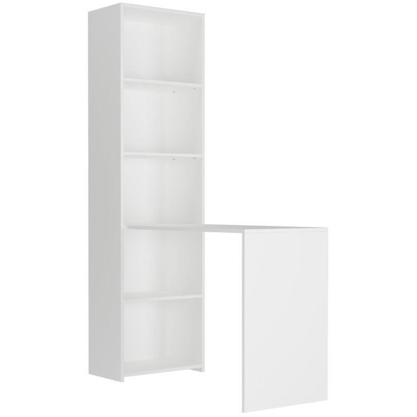 Íróasztal polccal MODERN B-50S - 120 x 50 x 180 cm - különböző színű változatokban