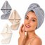Turban, ručník z mikrovlákna, 65 x 25 cm