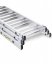 Večnamenska aluminijasta lestev, 3 x 8 stopnic in nosilnost 150 kg
