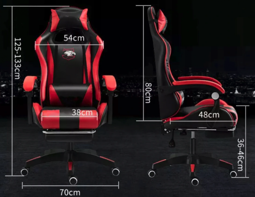 Pohodlné hracie kreslo s vankúšom čierno zelenej farby