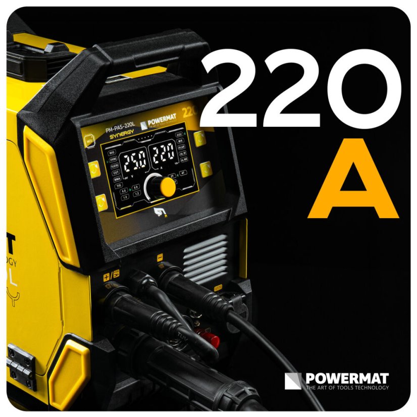 Inverterski aparat za zavarivanje 5 u 1 Powermat PM-PAS-220L 220 A