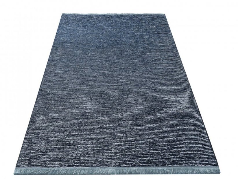 Kvalitní modrý koberec do obývacího pokoje - Rozměr koberce: Šířka: 200 cm | Délka: 290 cm