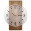 Wanduhr aus Eiche GEOMETRIC - Milchglas
