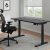 Elektrisch höhenverstellbarer Tisch 72 - 117 cm - schwarz