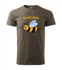 Pánske tričko s potlačou pre včelára