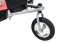 Remorcă pentru biciclete cu 2 locuri cu amortizor + JOGGER roșu