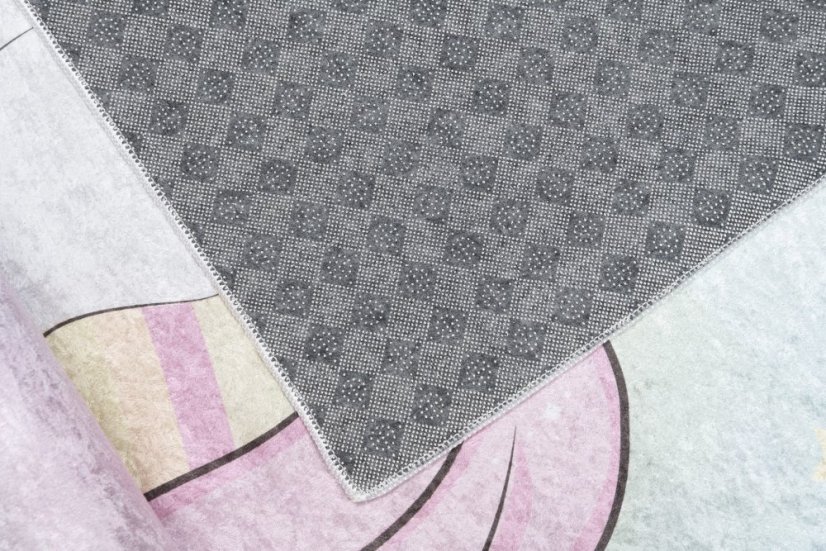 Farebný detský koberec s motívom jednorožca