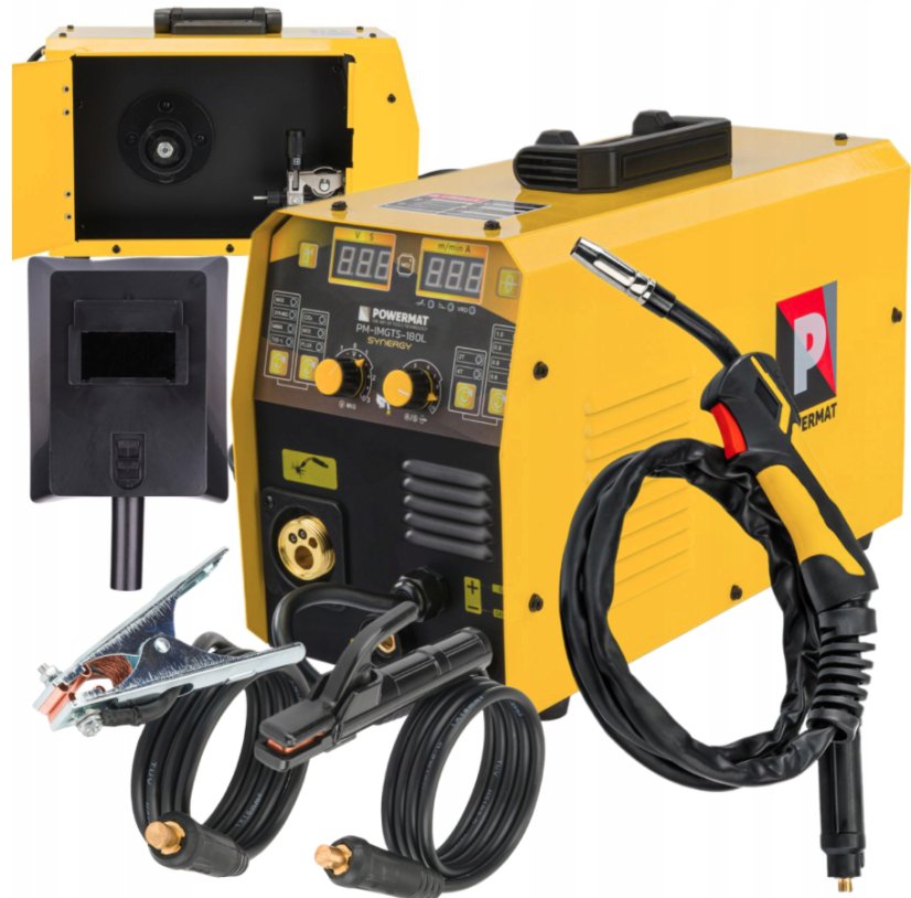 Mașină de sudură cu invertor fără gaz PM-IMGTS-180L - MIG-MAG / FLUX / MMA / LIFT-TIG