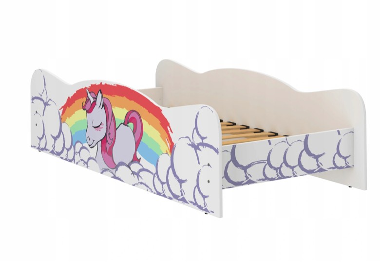 Nádherná pohádková dětská postel 140 x 70 cm My Little Ponny