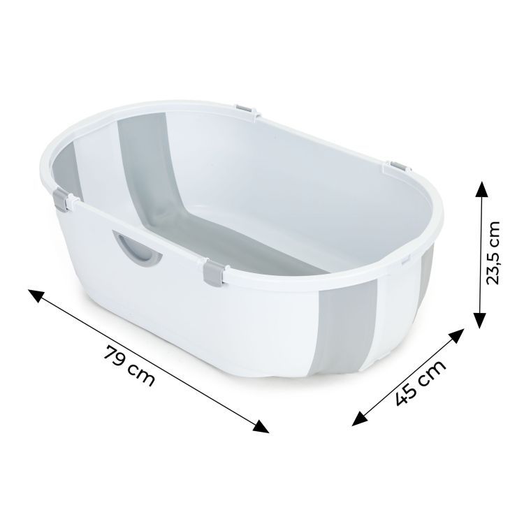 Kindertoilettenhocker mit Stufen - gelb
